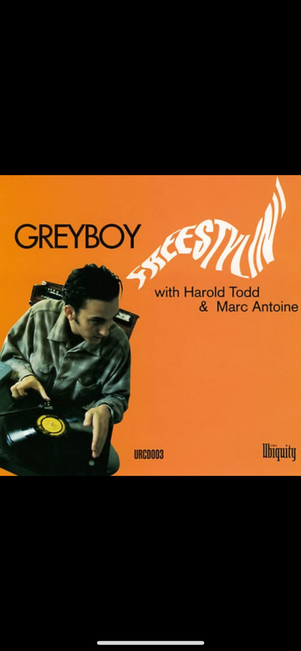 Greyboy/Freestylin' (Orange-Grey Splat)