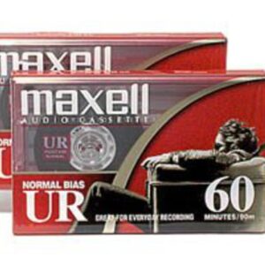 Maxell UR-60 Audio Cassettes (2pk)