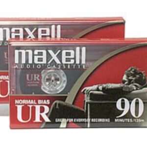 Maxell UR-90 Audio Cassettes (2pk)
